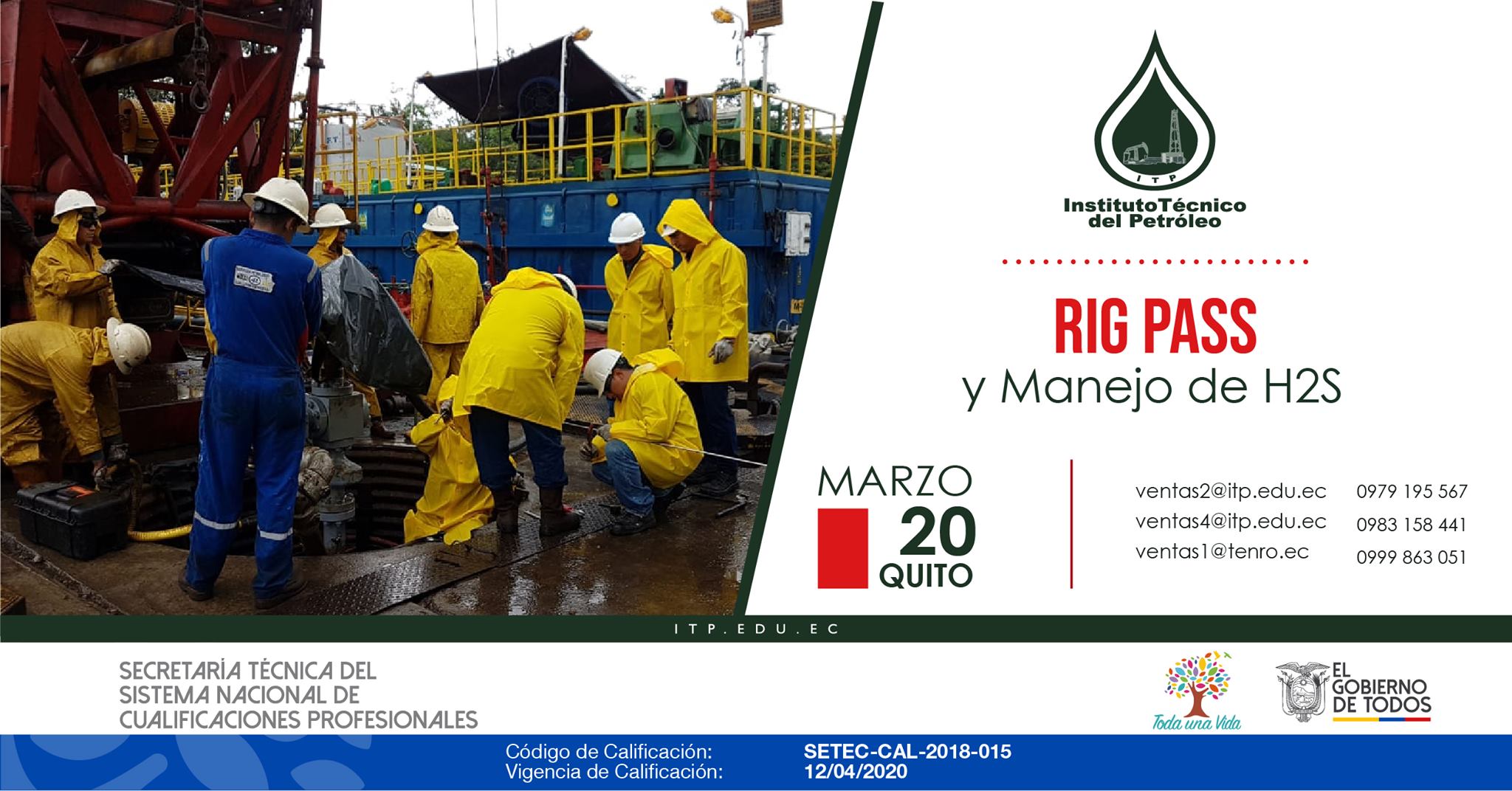 Rig Pass y Manejo de H2S
