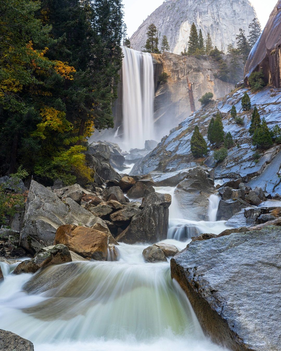 California - Vernal Falls is one of the most beautiful waterfalls in ...