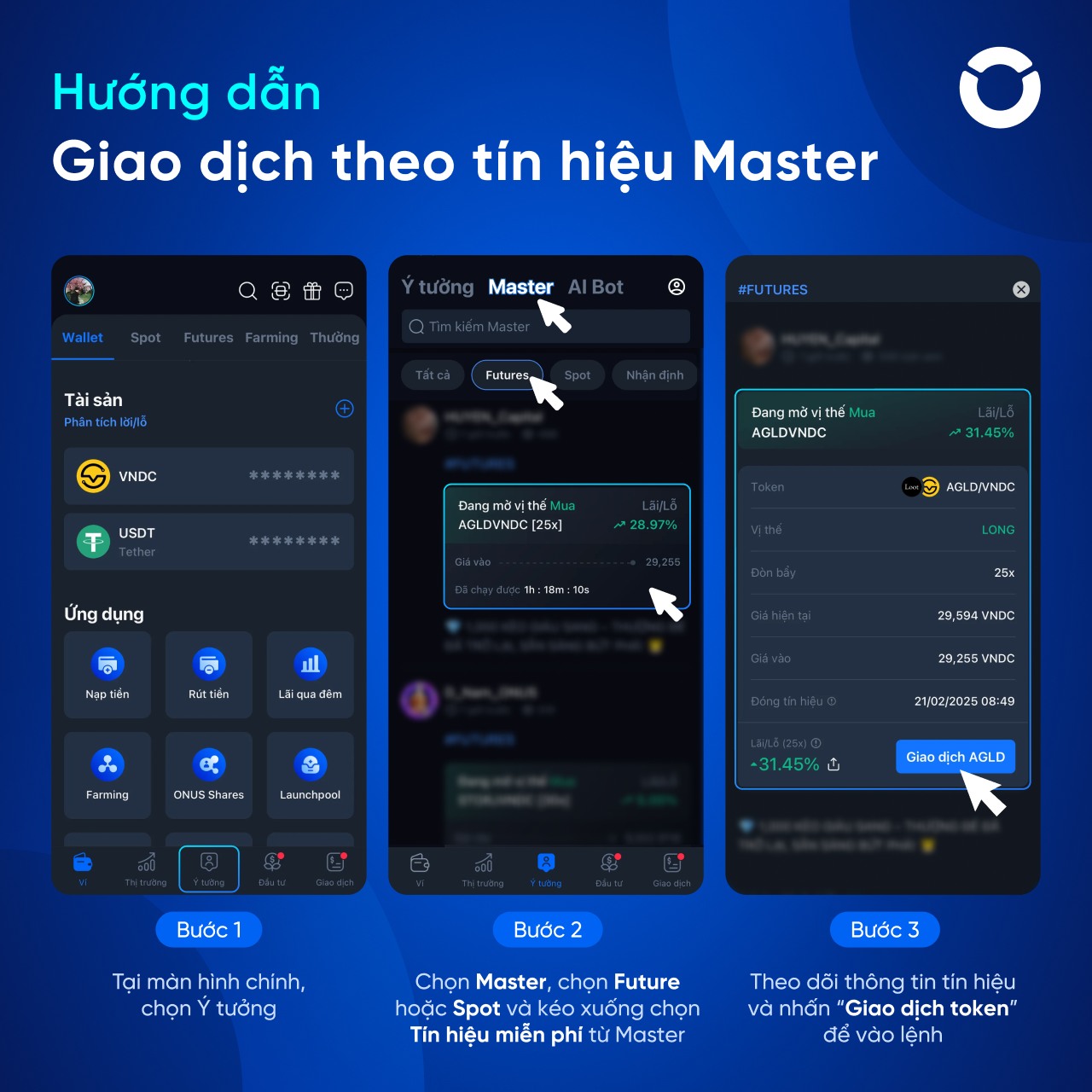 ONUS - [Dành cho Người dùng mới] Hướng dẫn giao dịch theo tín hiệu ...