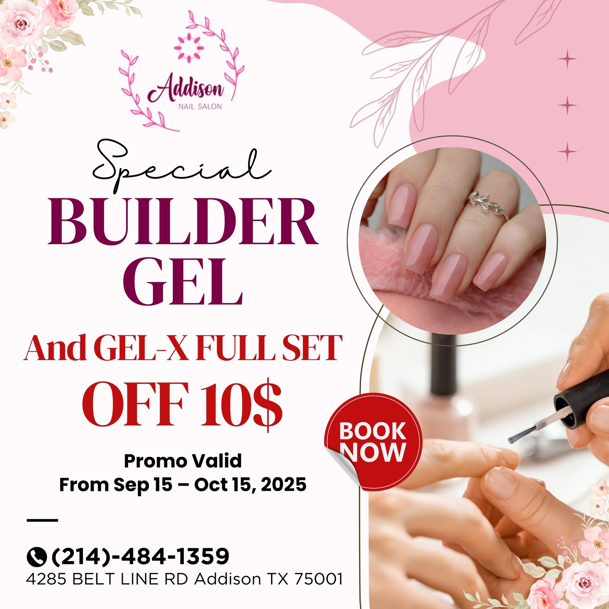 Addison - SPECIAL OFFER – Addison Nail Salon 💅 BUILDER GEL SPECIAL and ...