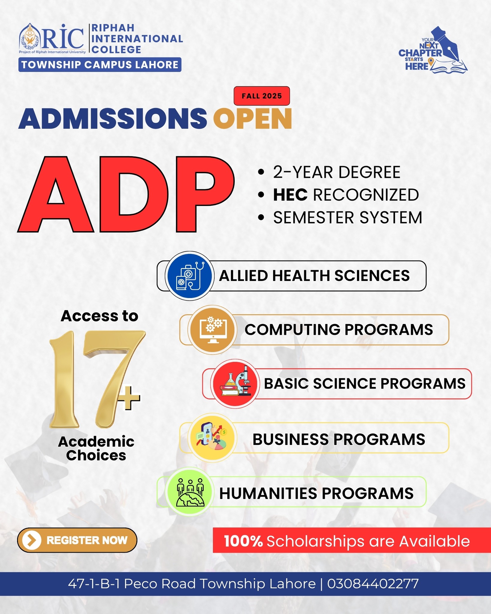 Riphah - 🎓 Admissions Open – Fall 2025 🌟 Join Riphah International ...