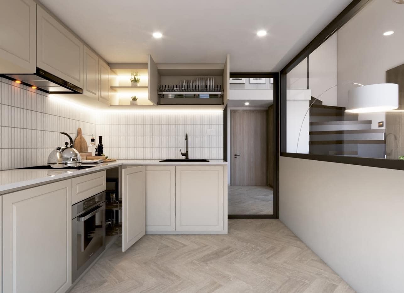 ห้องครัวสมัย... - Phailin interior design รับออกแบบตกแต่งภายใน