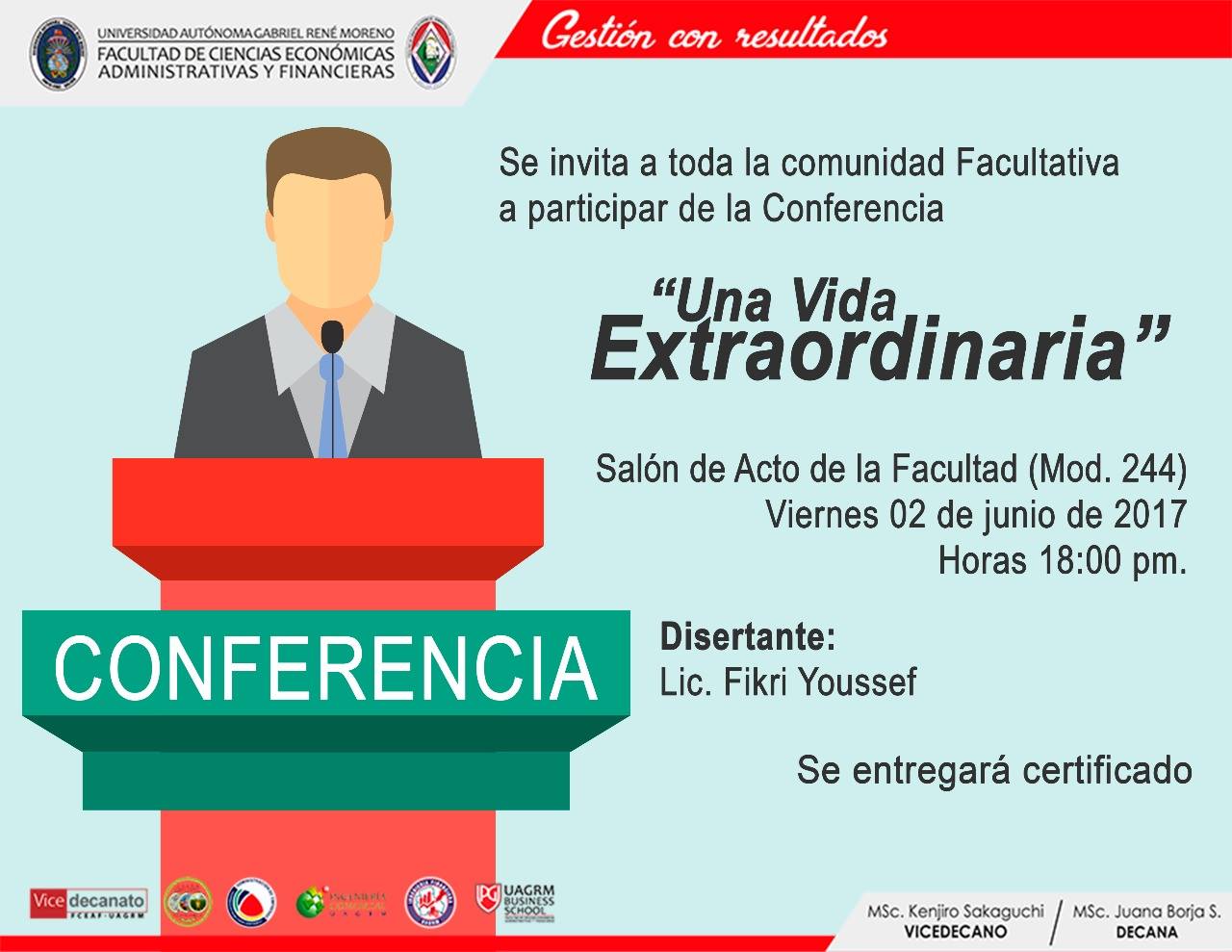 La Facultad de Ciencias Económicas - UAGRM invita a participar de la ...
