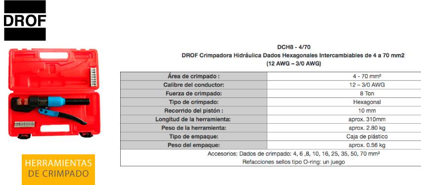 DROF de México - Conoce nuestra crimpadora hidráulica de dados ...