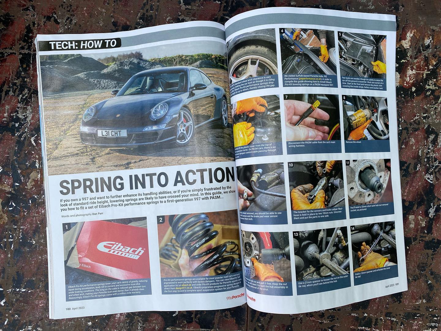 Porsche 911 (997) equipped with our PRO-KIT and ANTI-ROLL-KIT
