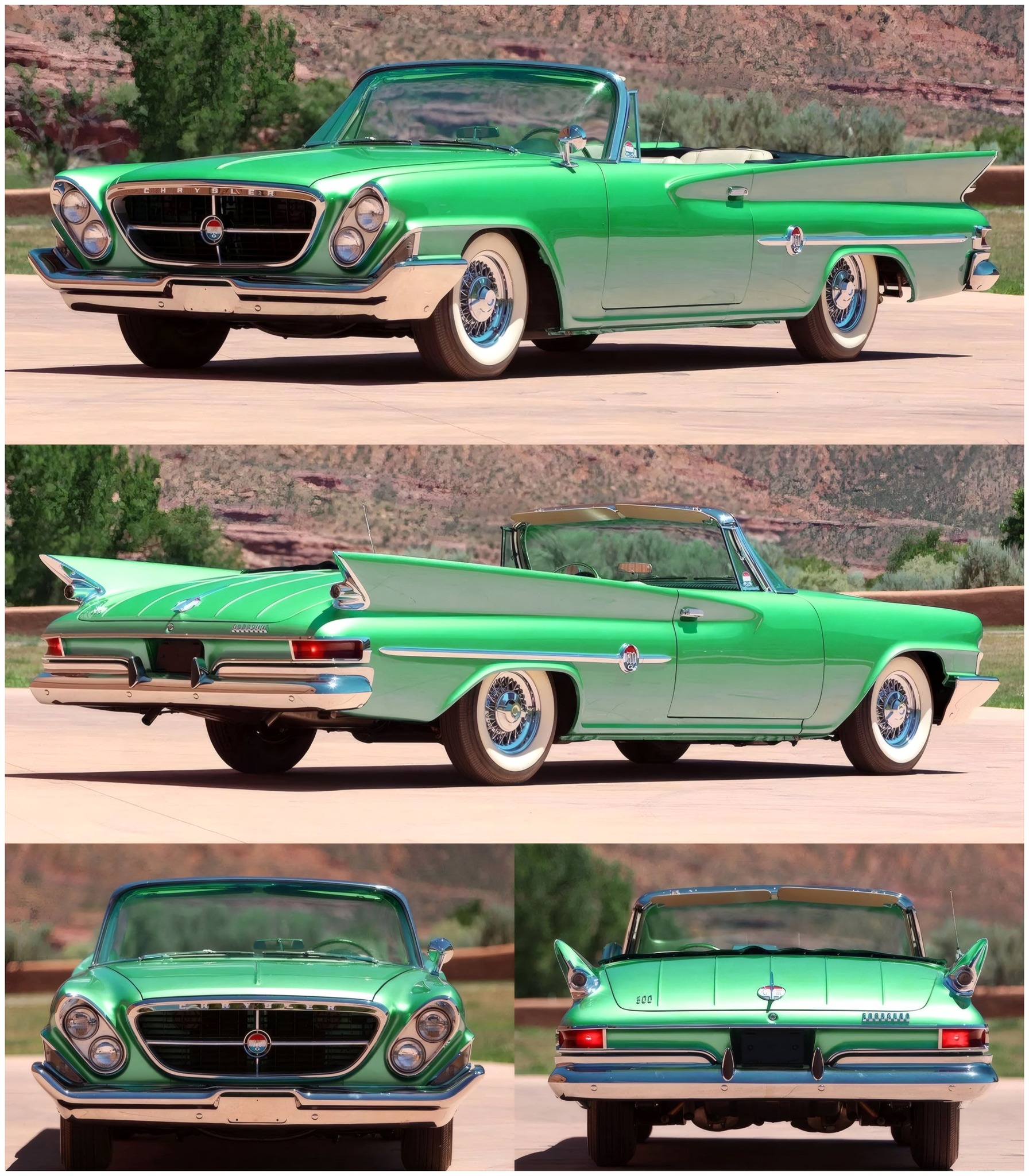Throwback shots of our 1962 Chrysler 300, a seamless blend of