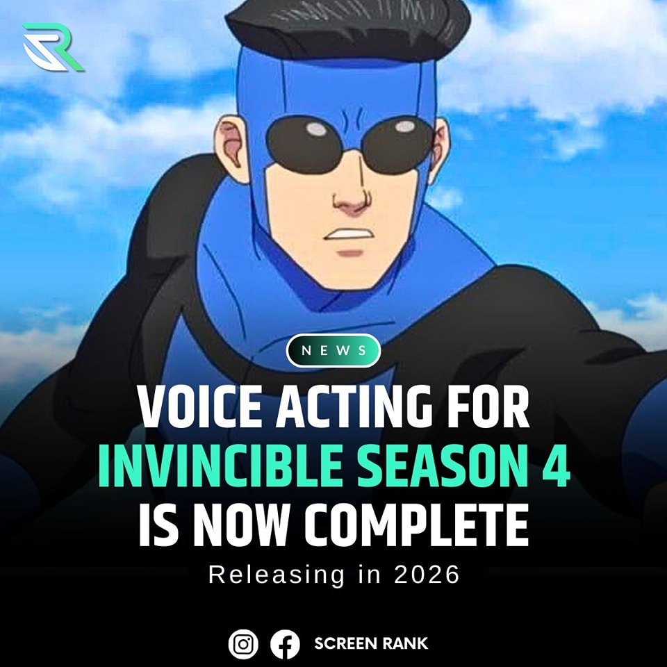 Screen - 🔴 Voice acting for #Invincible Season 4 is now complete ...