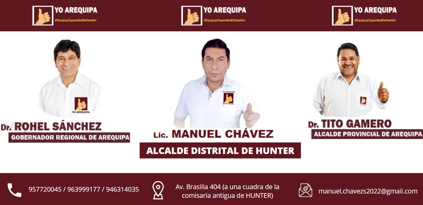 Manuel Chávez - A la alcaldía de Hunter 2022