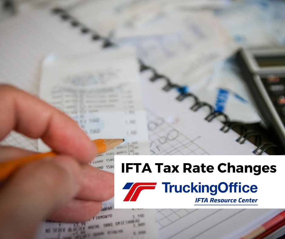 TruckingOffice - New IFTA tax rate changes are updated on... | Facebook