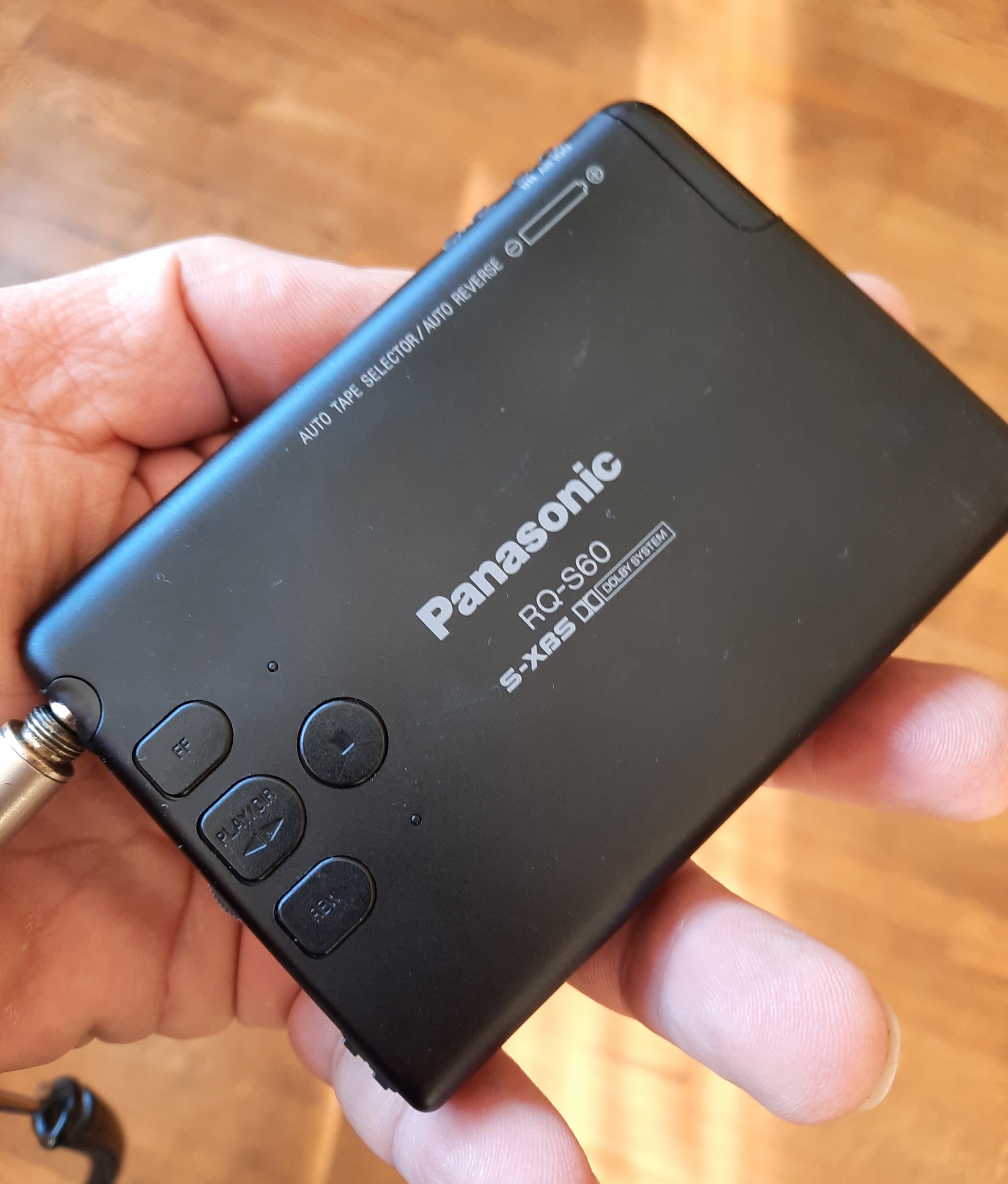 From my collection, Panasonic RQ S60, a very close to Top player.