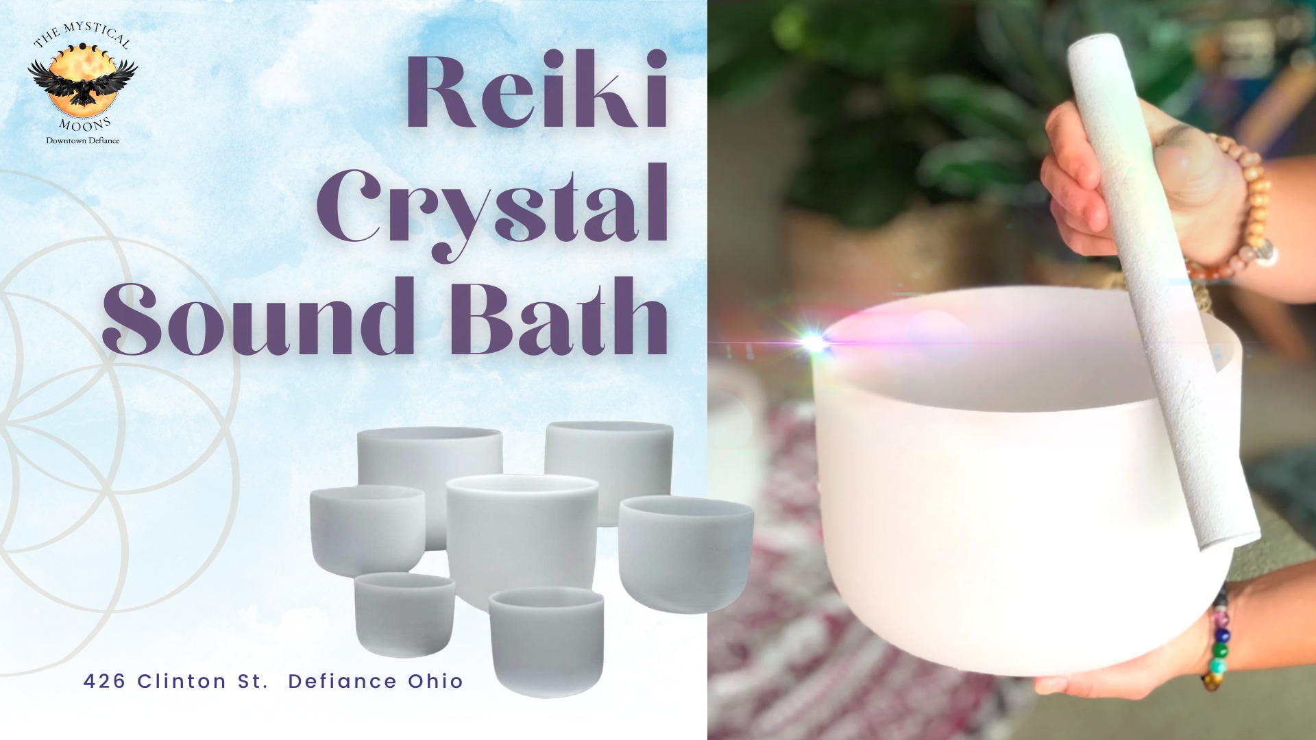 Reiki Crystal Singing Bowl Sound Bath