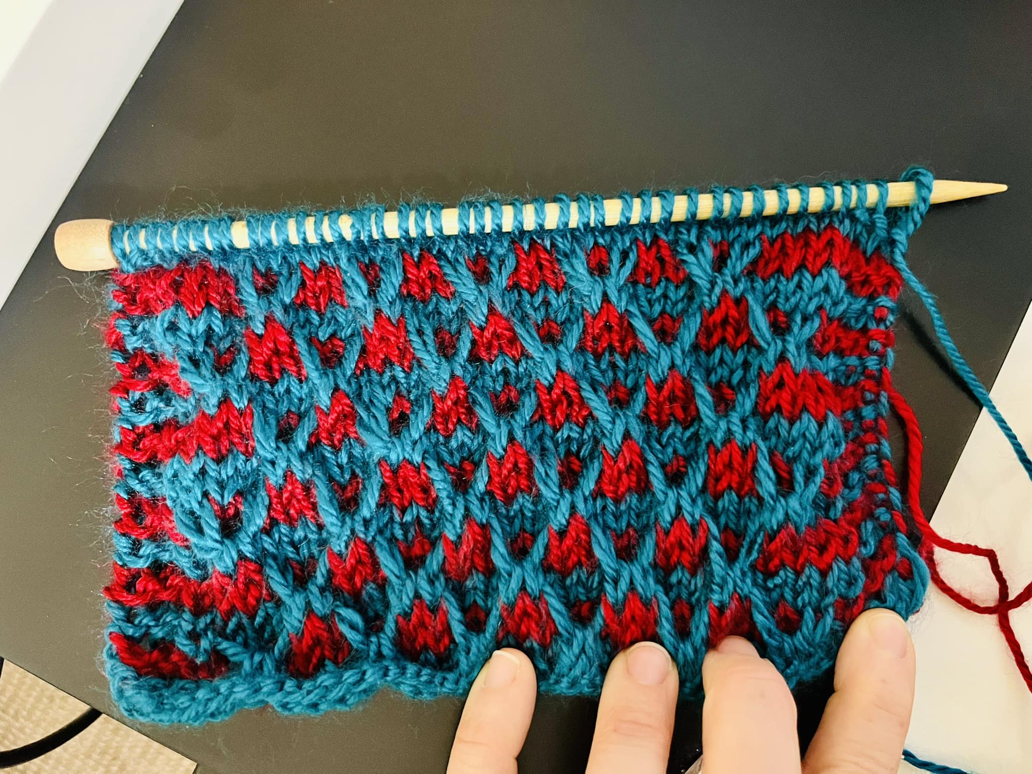2 Color Knitting Patterns Entrechat Hack: Two Colors — Frogginette