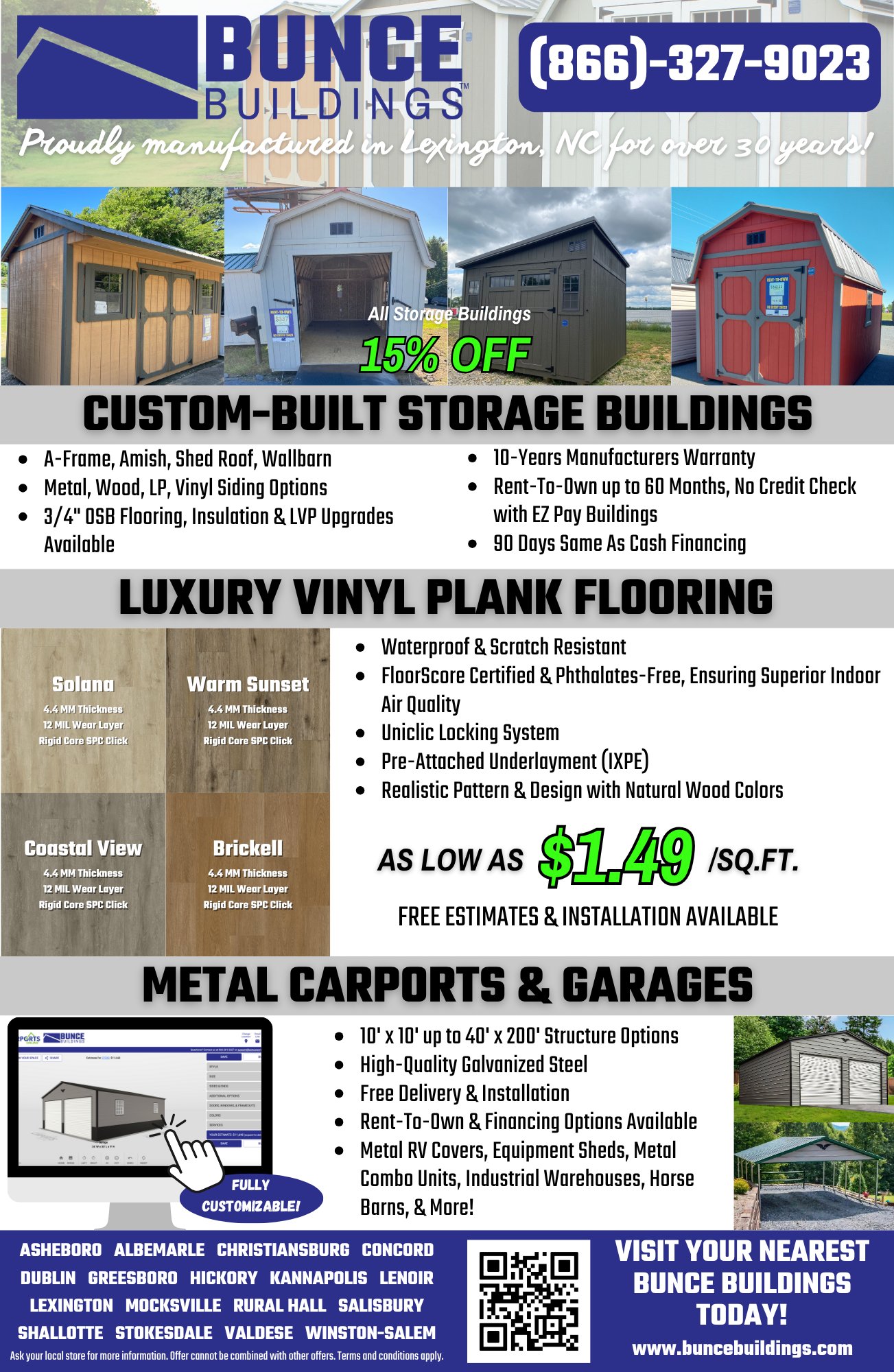 Bunce - Bunce Buildings - North Carolina's one-stop-shop for all your ...