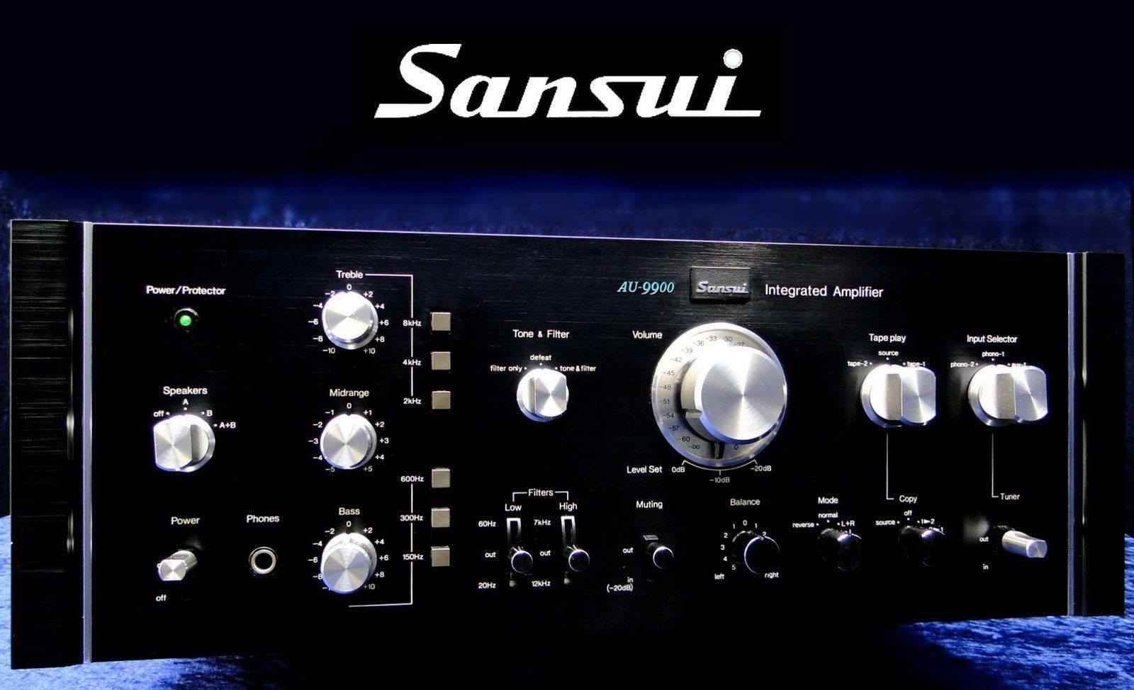 Focus on the Sansui AU-9900 integrated amp