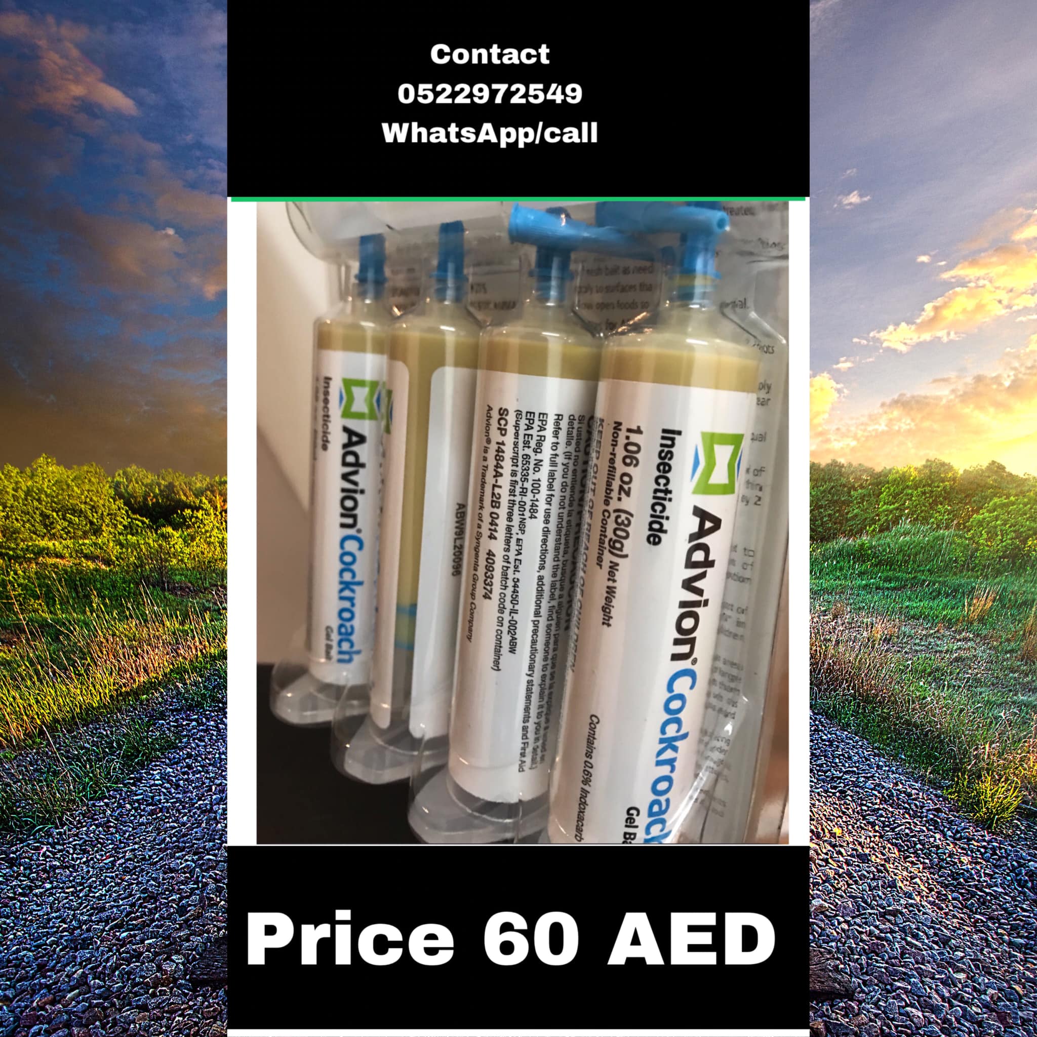 Khatmal and cockroaches killer powder UAE