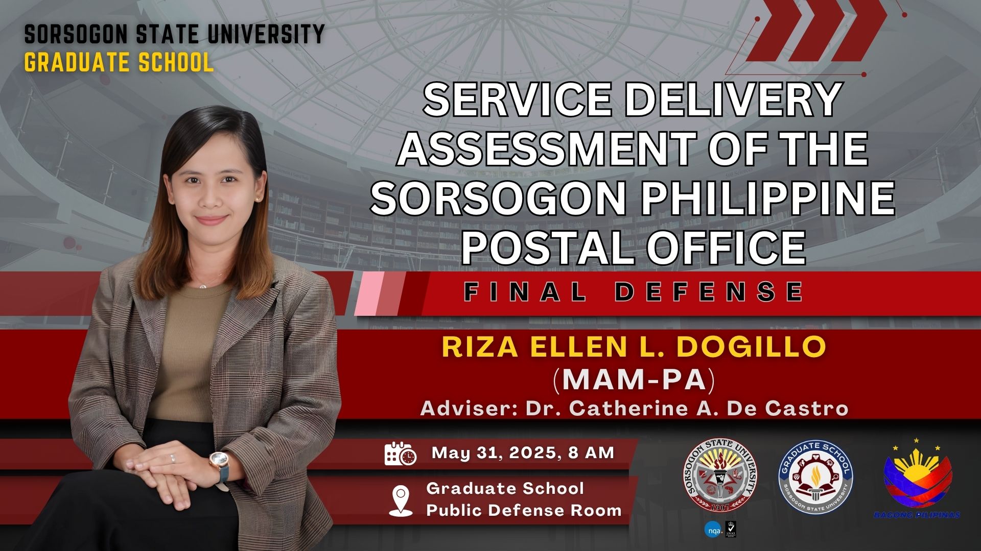 Sorsogon - 🎓 Announcement: Thesis Defense Presentation 🎓 We are proud ...