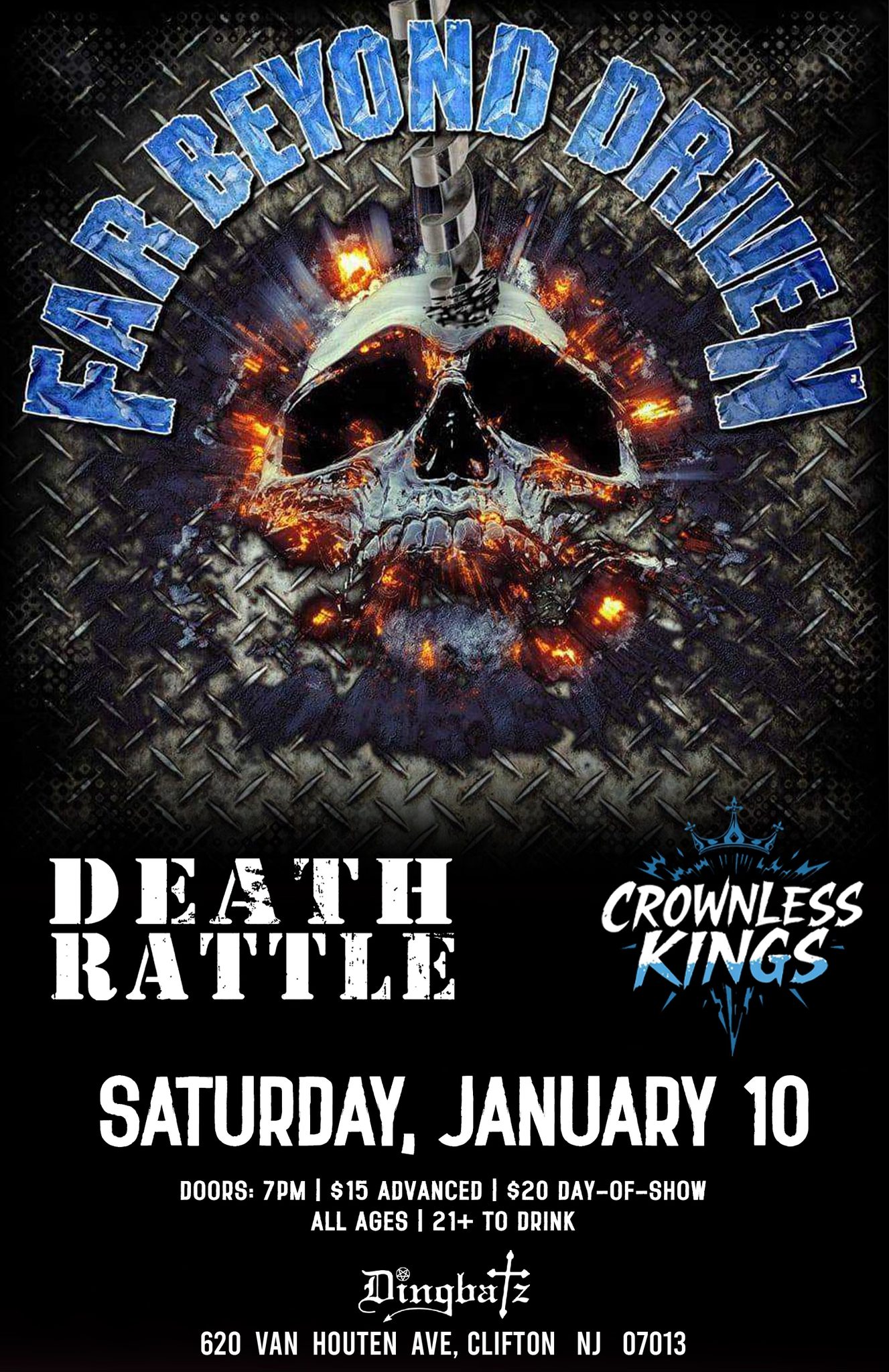 Far Beyond Driven (Pantera Tribute) / Death Rattle / Crownless Kings ...
