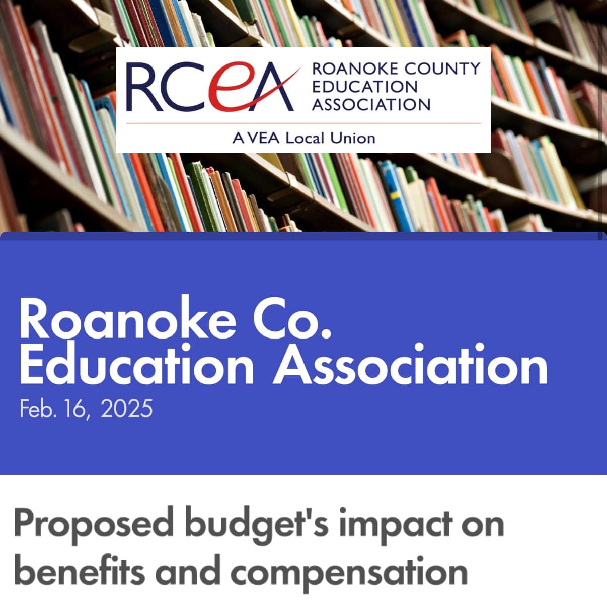 RCEA - Roanoke County Education Association
