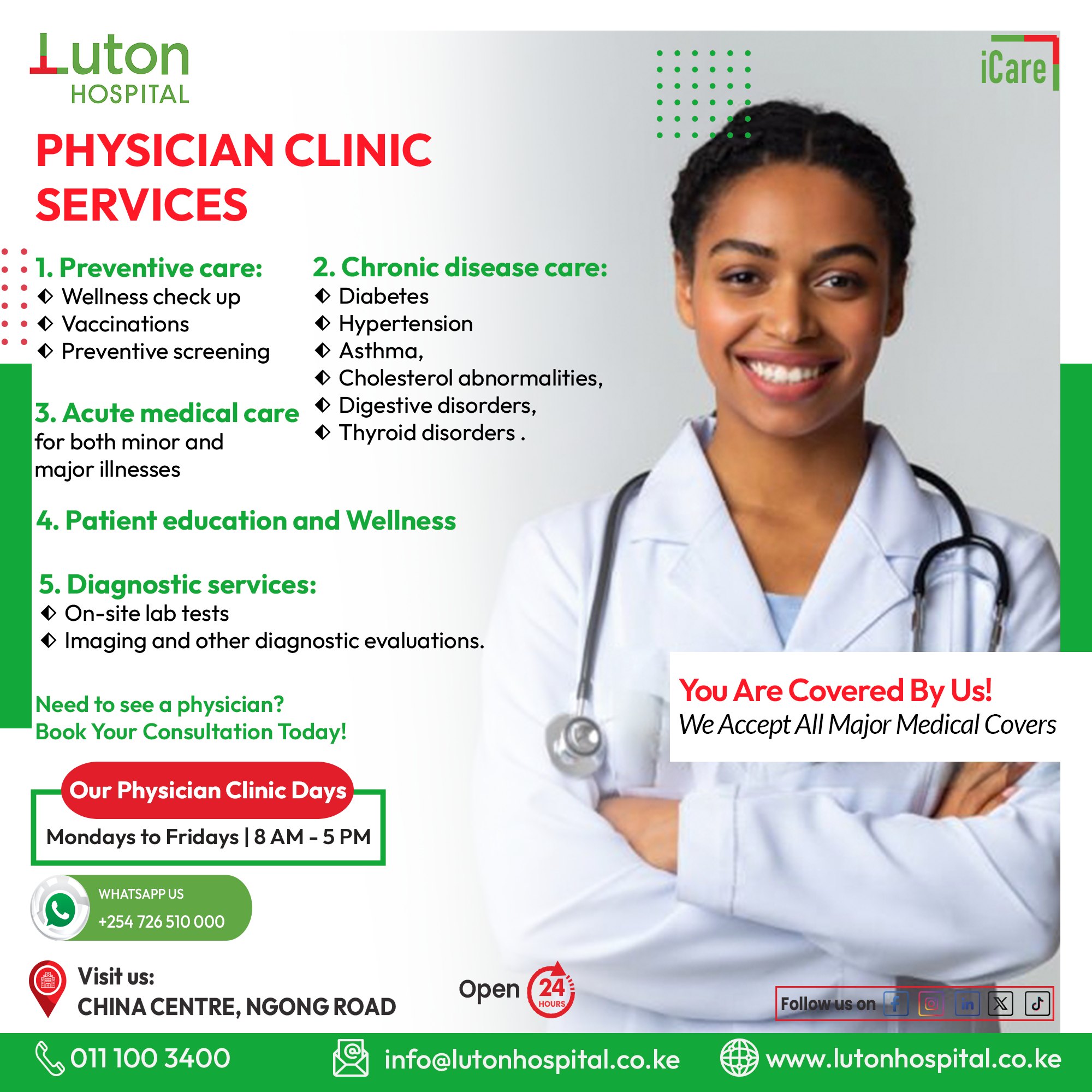Your health deserves expert care! We provide personalized medical 