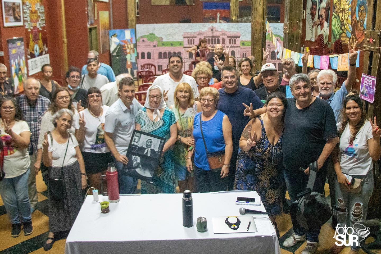 Foto Sur - Se realizo en La Casa de las Madres la quinta...