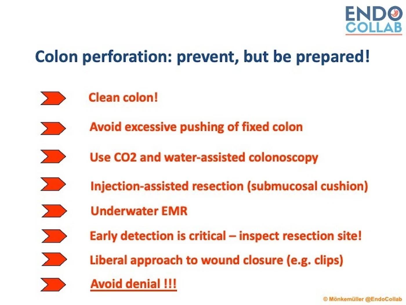 EndoCollab - The eight steps to prevent colon perforation. | Facebook