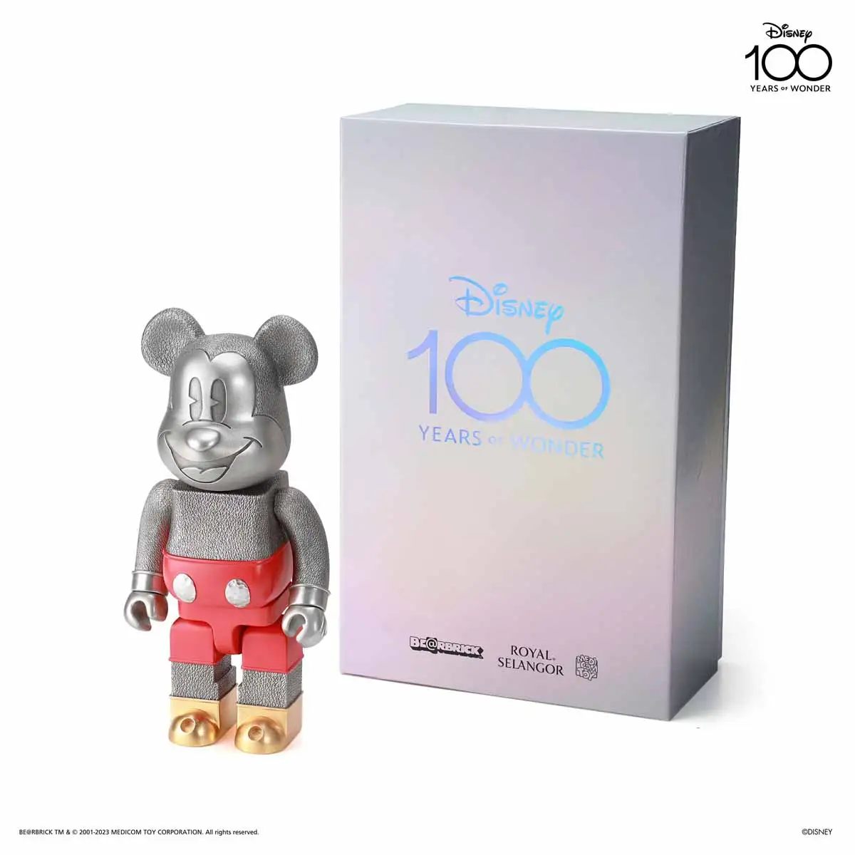 野獸國- RS 庫柏力克熊錫合金典藏雕像400% D100 米奇限量款Mickey 