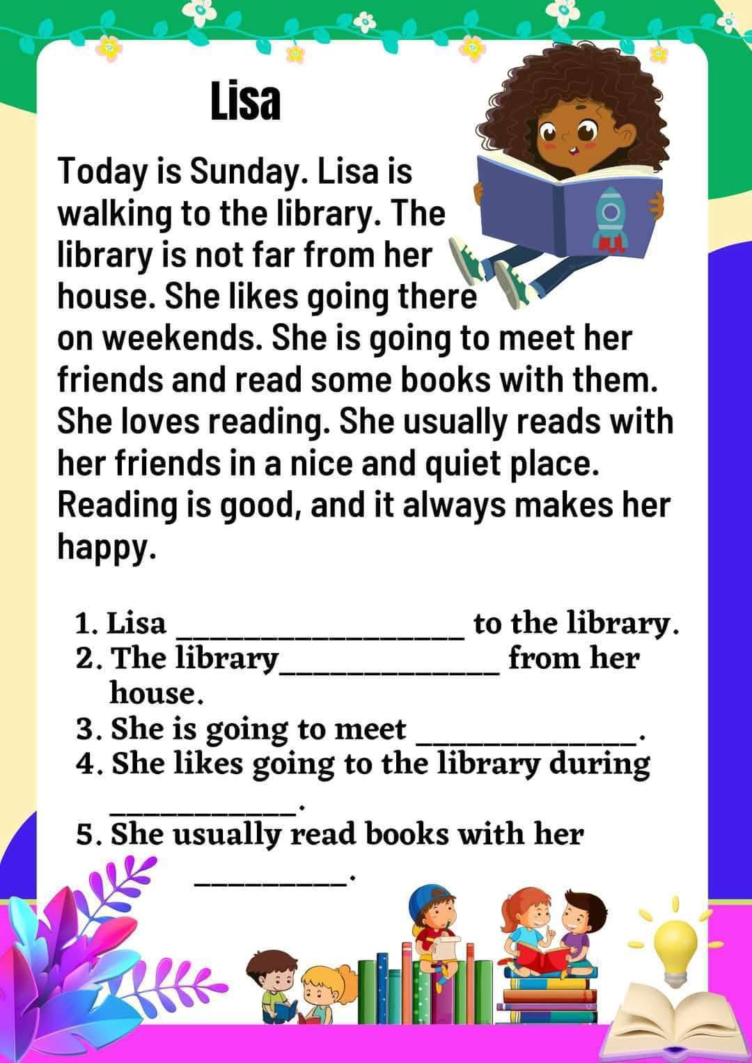 Reading and Comprehension 😉💜🧡💚... - Teacher Sheila's Corner | Facebook
