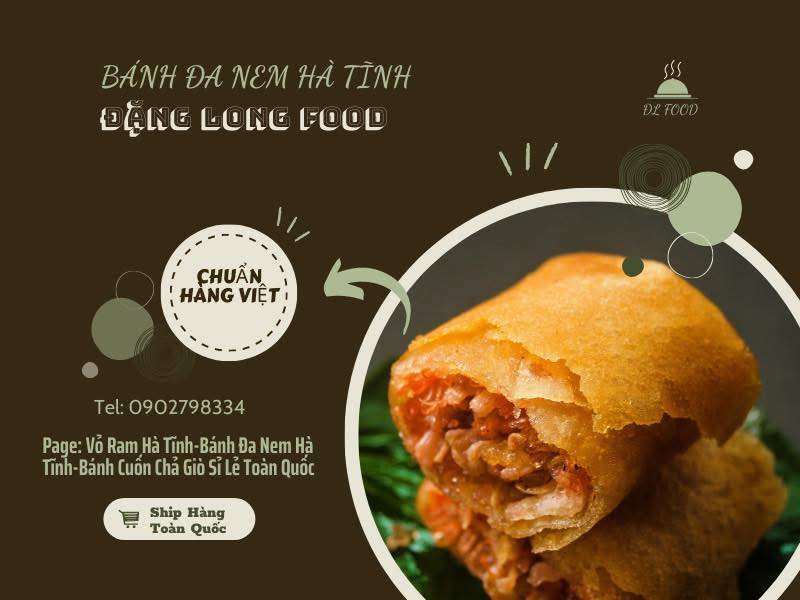 Bánh đa nem Mai Hương - bánh ram / vỏ ram Hà Tĩnh loại phơi sương đặc ...