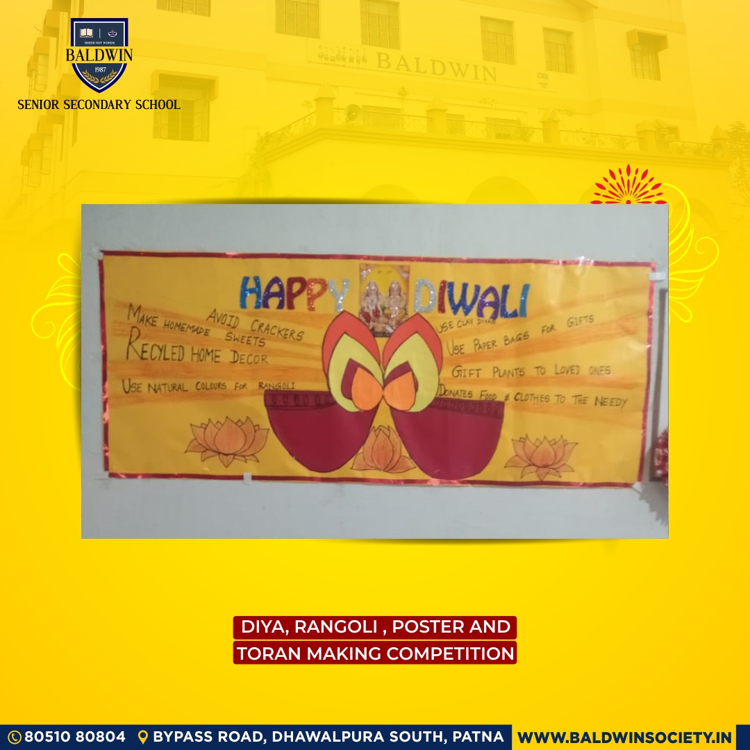 Baldwin Academy - A glimpse of Diya, Rangoli, Poster, and...