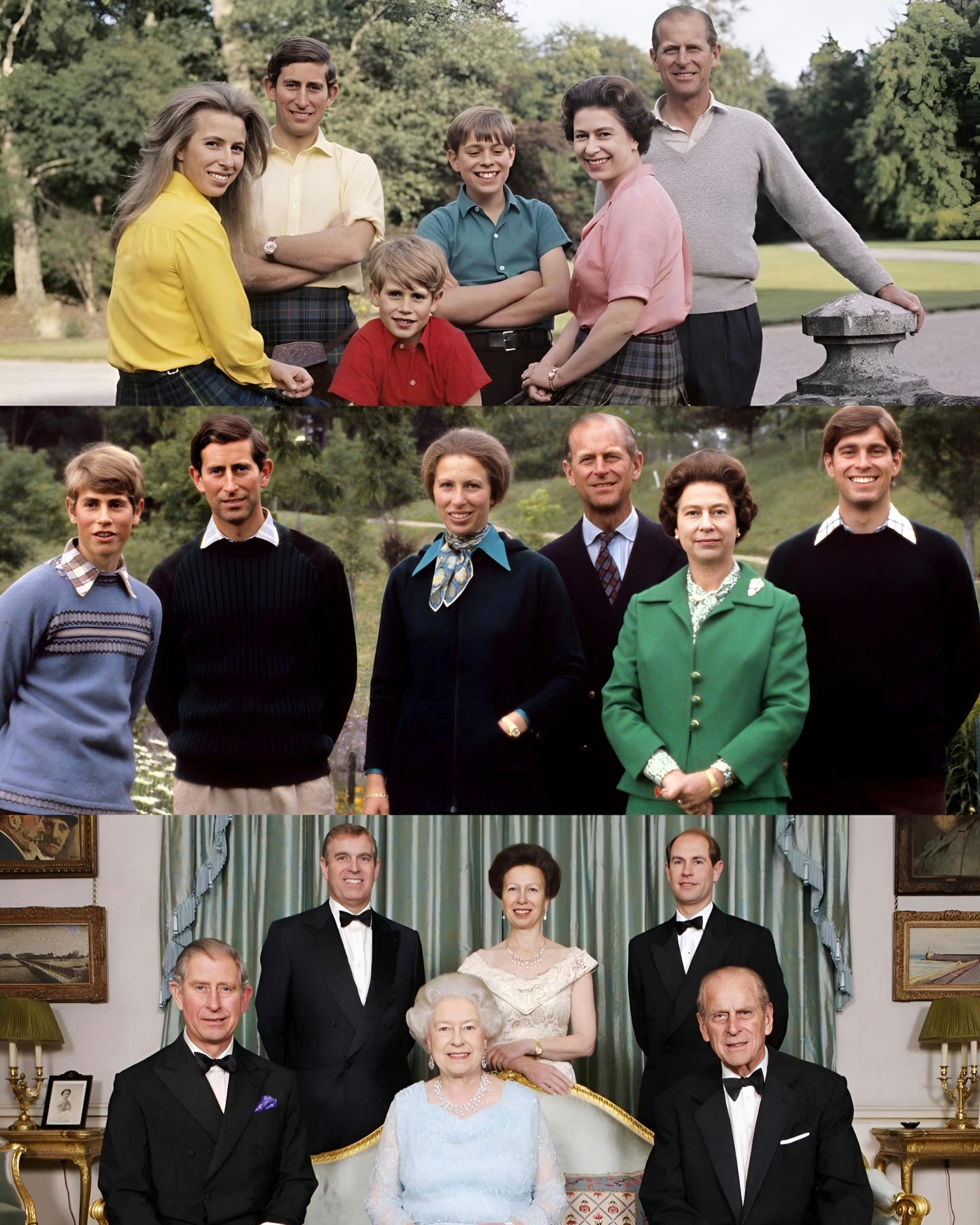British - Queen Elizabeth II and Prince Philip appear warm and joyful ...