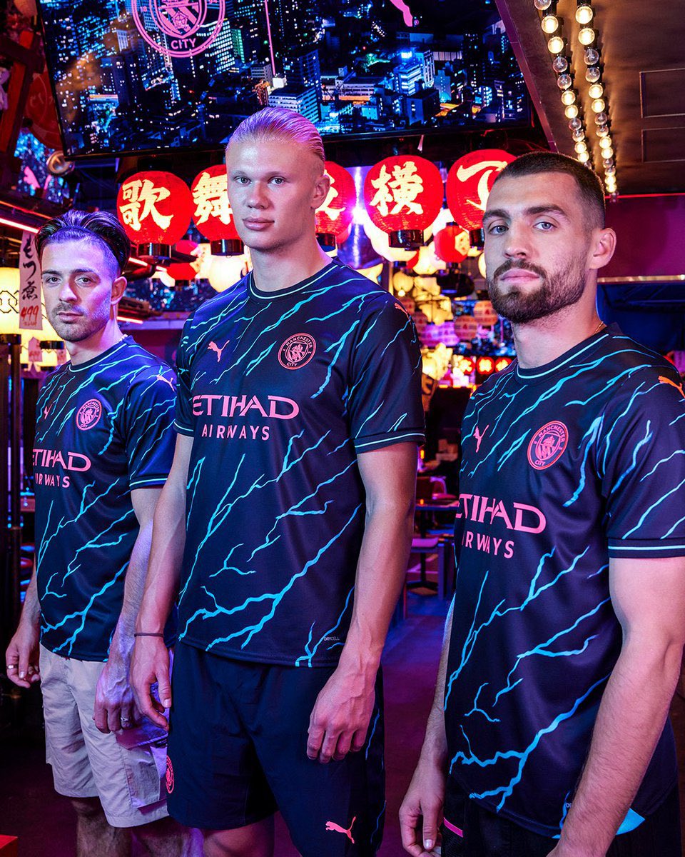 Man City Third Special Print ⚡️ Manchester City collaborated