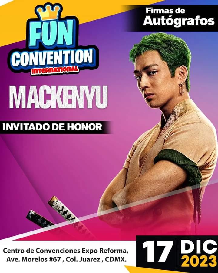 Monos - ¡Arata Mackenyu viene a México! 😱😱😱 Y estará firmando ...