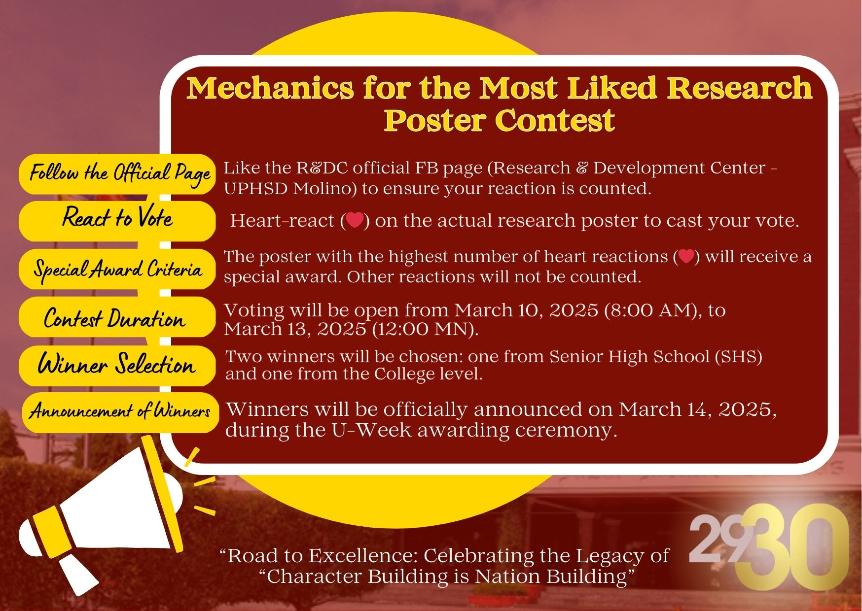Show some... - Research & Development Center-UPHSD Molino | Facebook