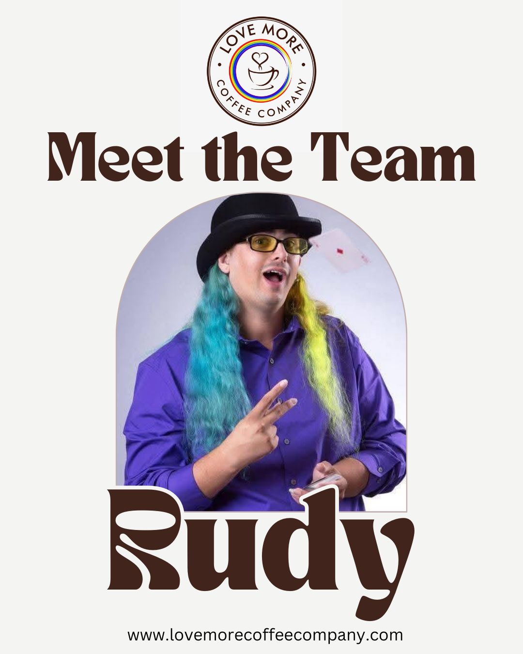 Love - ☕️ Meet the Team ☕️ • Rudy Reel • | • Owner & Co-founder • 🌈 ...