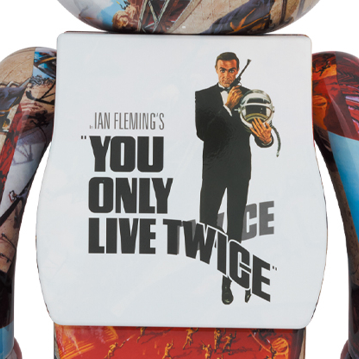 BE@RBRICK x James Bond. The YOU ONLY LIVE TWICE 100% & 400% Figure