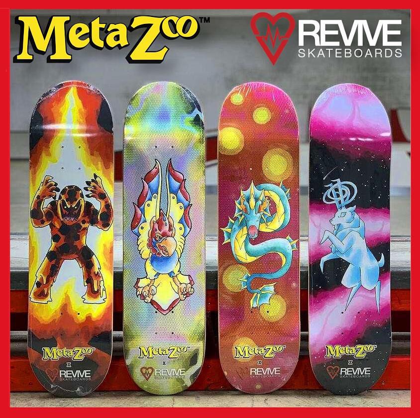 Revive skateboards zoo meta collection decks available