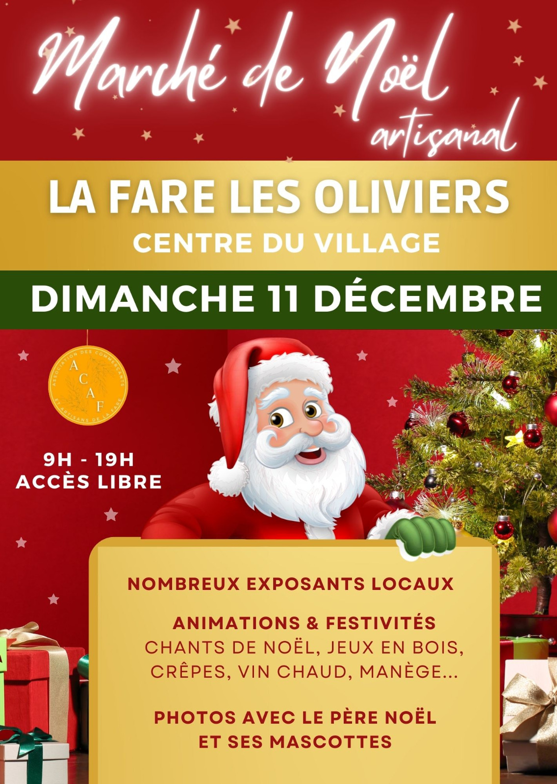 Marché De Noel La Fare Les Oliviers