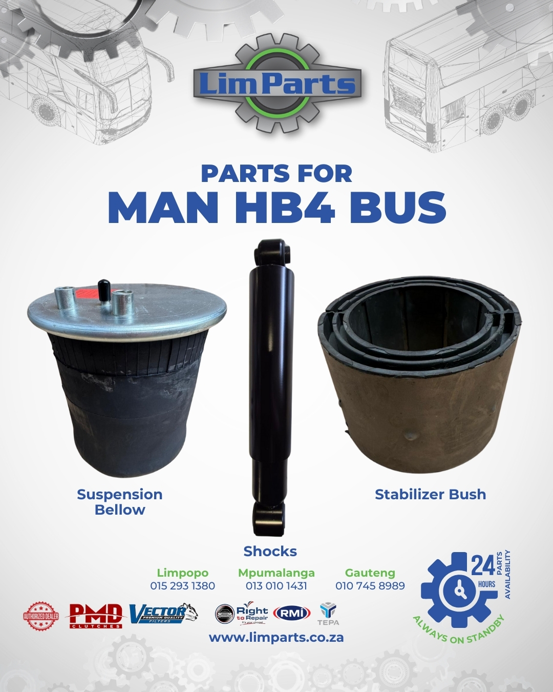 Limparts Gauteng | Pretoria