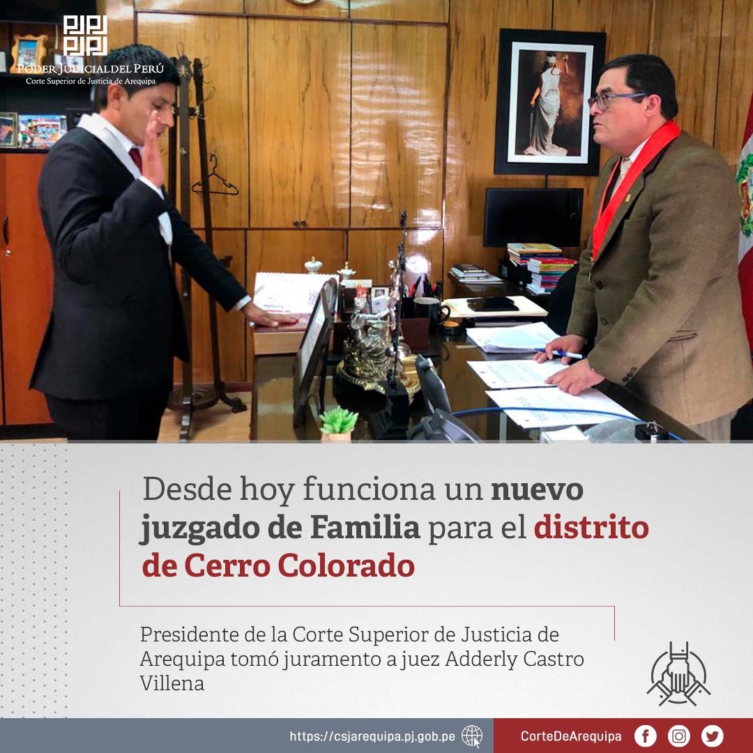 DESDE HOY... - Corte Superior de Justicia de Arequipa | Facebook
