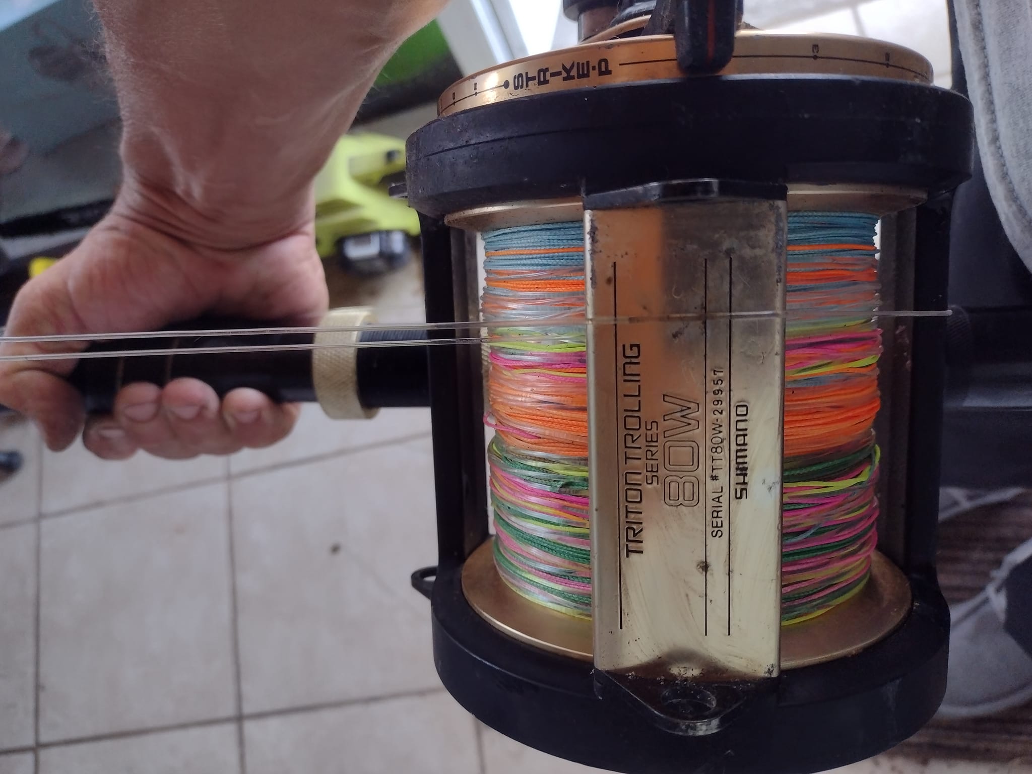 Okuma Titus Platinum Ultima trolling fishing reel model TPLD 90L