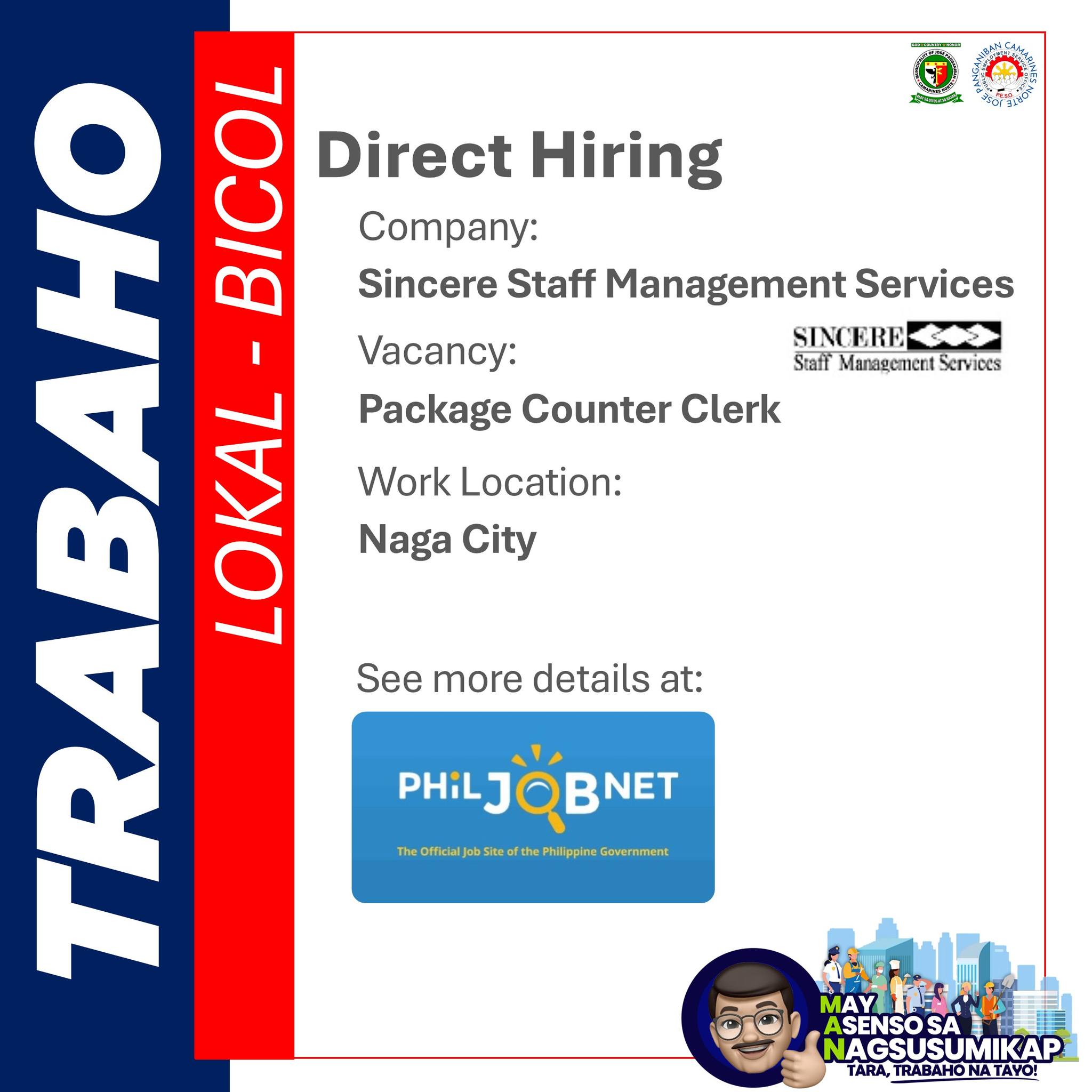 TRABAHONG LOKAL:... - PESO Jose Panganiban Camarines Norte | Facebook