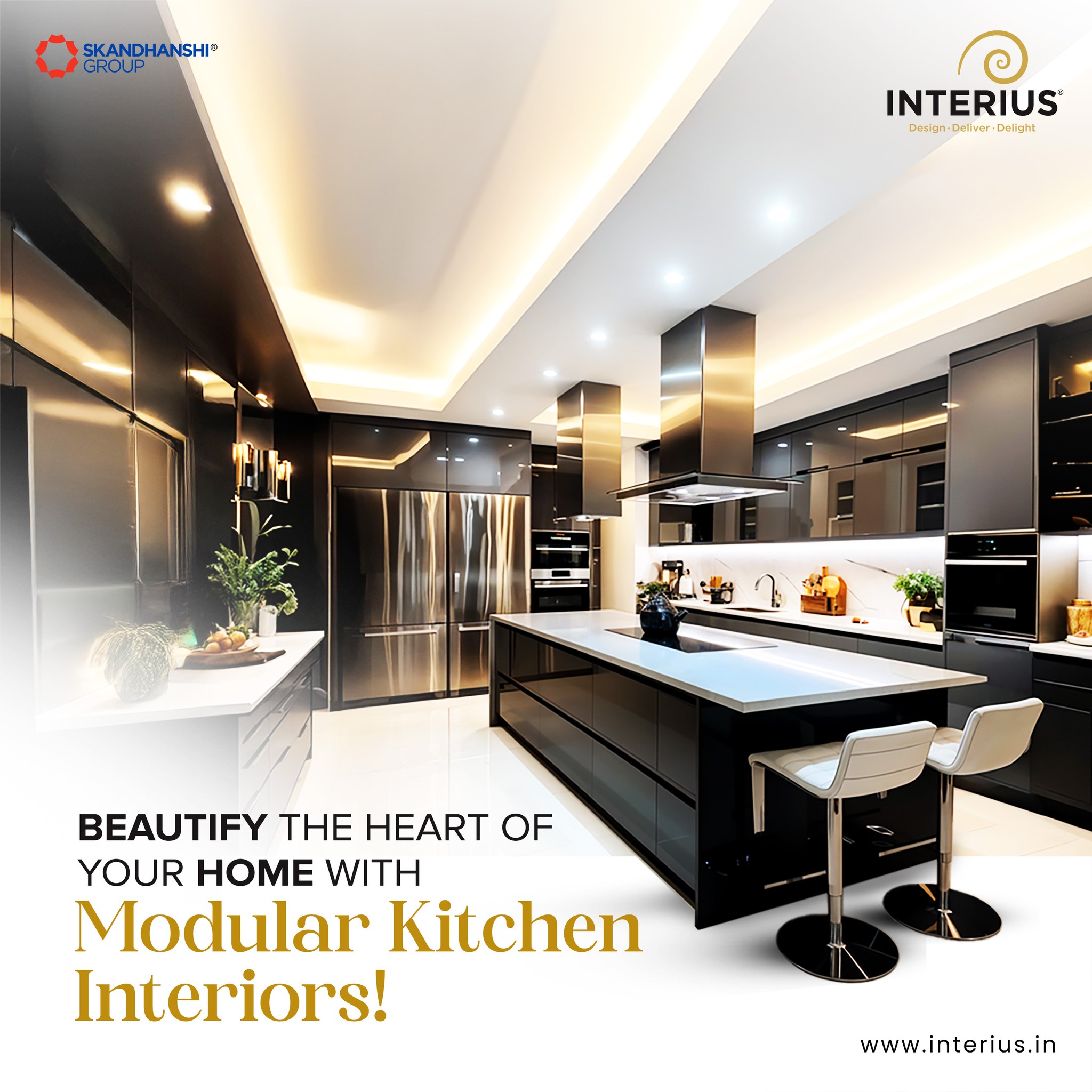 Interius - 🔥 Ready to elevate your kitchen? With our modular kitchen ...