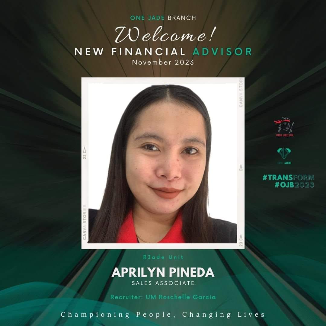 Prulife UK Licensed Financial Advisor - ApriLyn Pineda