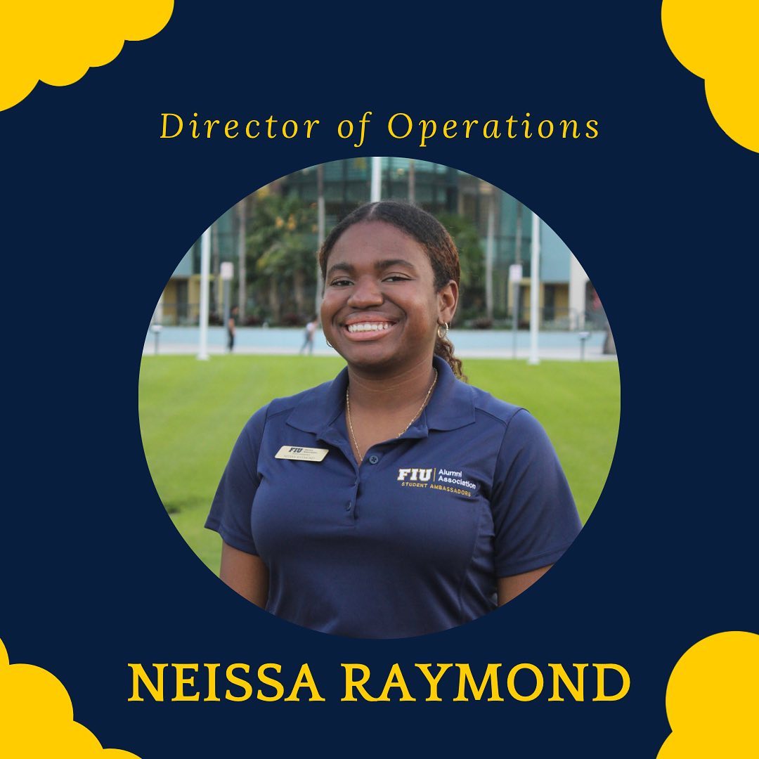 Introducing our 2023 Director of... - FIU Student Ambassadors | Facebook