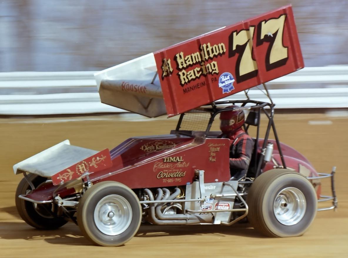 Turn - Keith Kauffman driving the Al Hamilton owned #77 at Williams ...