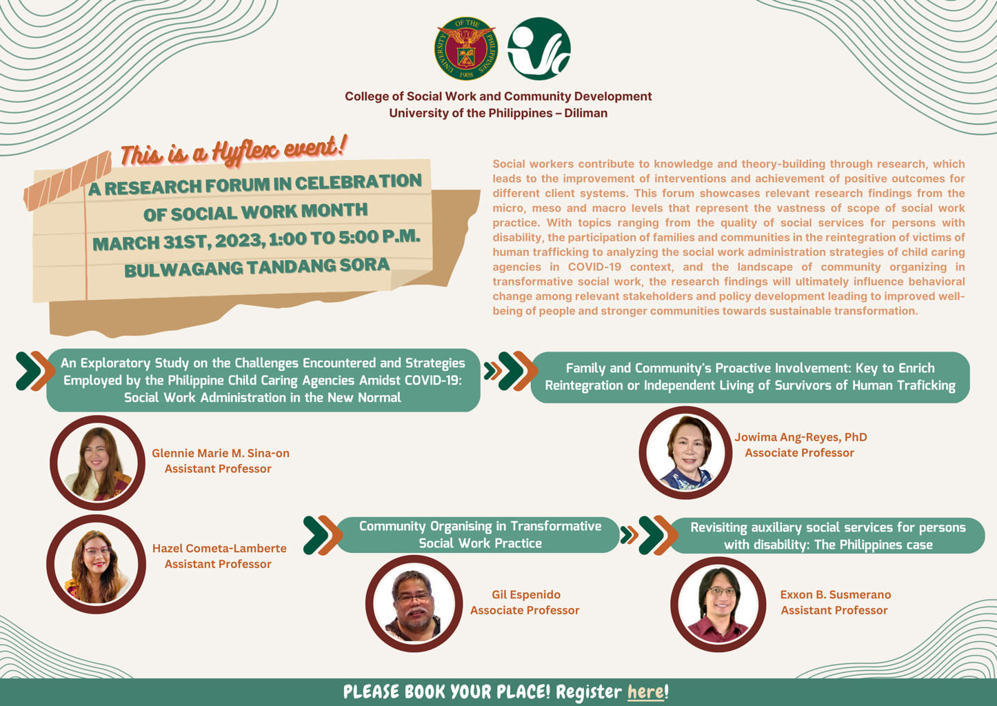 UP Diliman - The UP Diliman College of Social Work and...