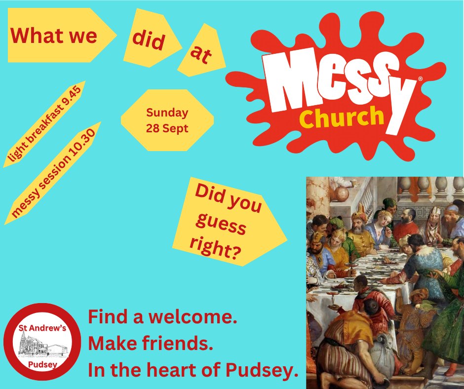 Messy Church last... - St Andrew's Pudsey Methodist Church | Facebook