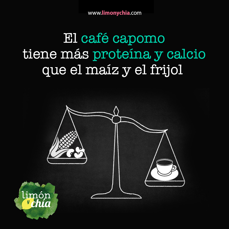 Limón y Chía - El café capomo se conoce ancestralmente...