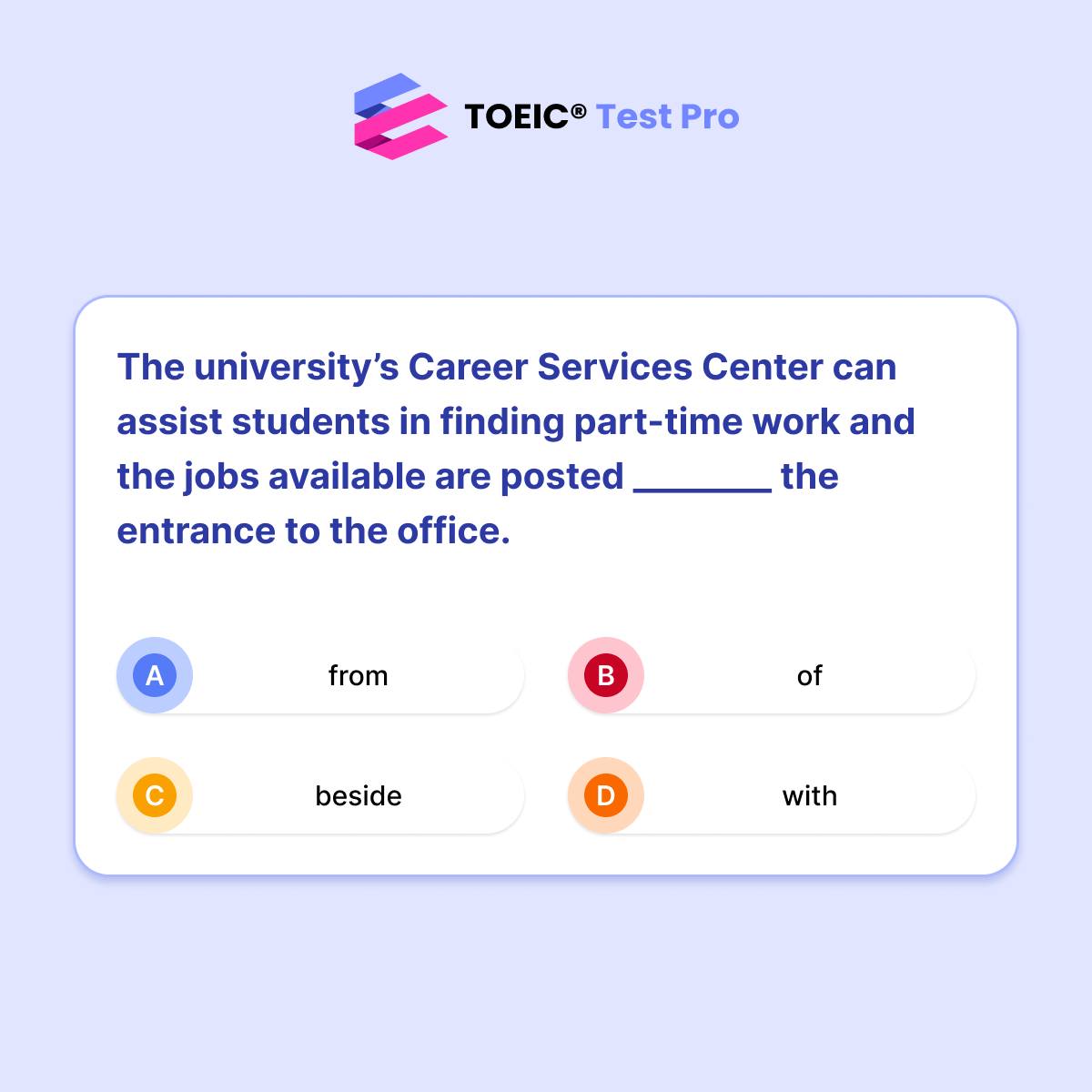 Estudyme - ️Trắc nghiệm Toeic part 5 band 550+ ----------- 🌐Website ...
