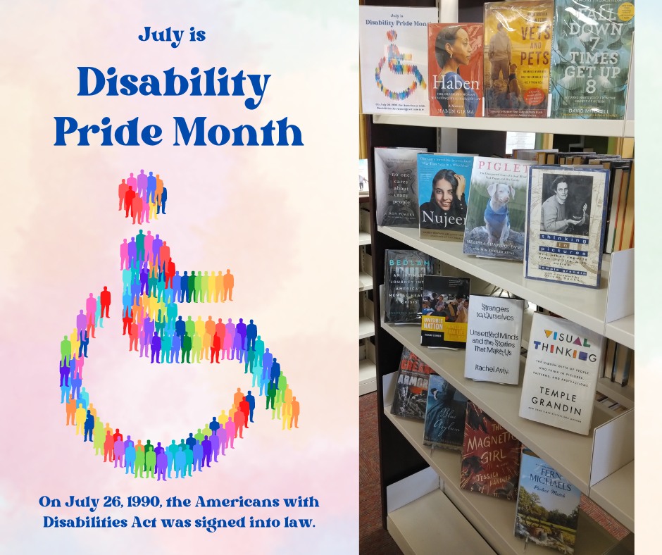 July is Disability Pride... - Littlestown Library, ACLS | Facebook